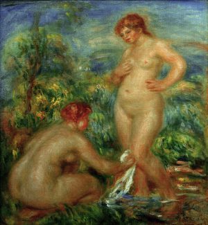 Auguste Renoir „Zwei Badende“ 38 x 41 cm