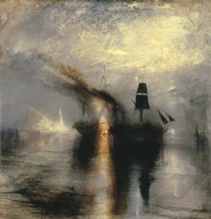 William Turner „Frieden Bestattung auf See“ 87 x 87 cm