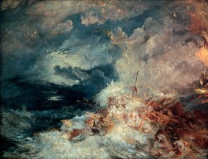 William Turner „Feuer auf See“ 172 x 221 cm