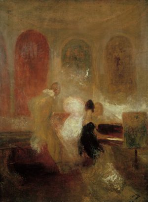 William Turner „Soiree in East Cowes Castle“ 121 x 91 cm