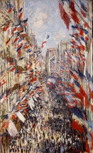 Claude Monet „Rue Montorgeuil in Paris“ 50 x 162 cm