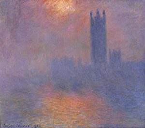 Claude Monet „London  das Parlament“ 92 x 81 cm