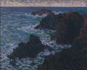 Claude Monet „Die Felsen von Belle-Ile  die wilde Küste“ 81 x 65 cm