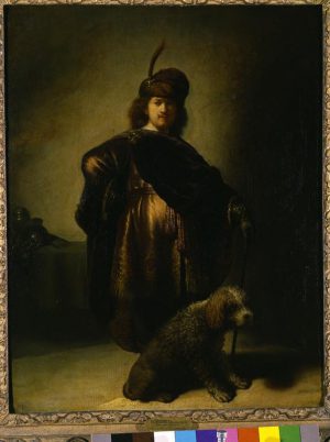 Rembrandt “Rembrand Selbstbildnis in orientalischem Kostüm“ 52 x 66.5 cm