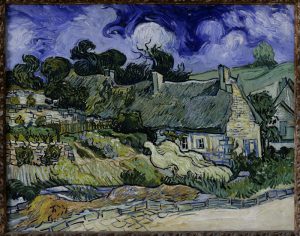 Vincent van Gogh “Strohgedeckte Haeuser in Cordeville 75 x 92 cm