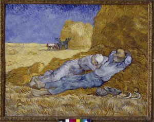 Vincent van Gogh “La méridienne” oder “La sieste”, 73 x 91 cm