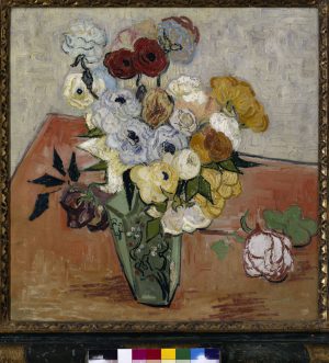 Vincent van Gogh “Stilleben mit japanischer Vase 51,7 x 52 cm