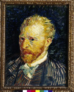 Vincent van Gogh “Selbstbildnis”. 44,1 x 35,1 cm