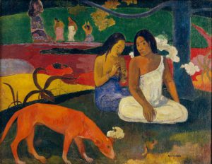 Paul Gauguin „Freude (Arearea)“  94 x 75 cm