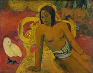 Paul Gauguin „Vairumati (Die irdische Braut des Gottes Oro)“  94 x 73 cm