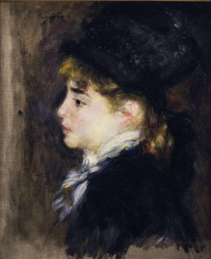 Auguste Renoir „Weibliches Bildnis (Margot)“ 38 x 46 cm