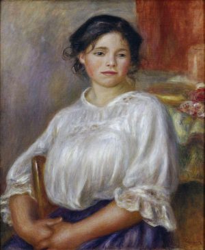 Auguste Renoir „Sitzendes junges Mädchen“ 54 x 65 cm