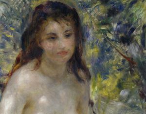 Auguste Renoir „Torse de femme au soleil (Detail Frauenakt in der Sonne)“ 64 x 81 cm