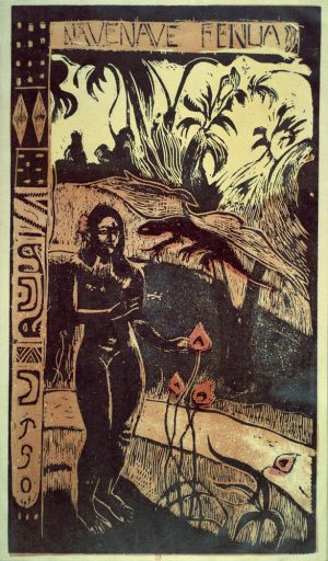 Paul Gauguin „Nave Nave Fenua“  20 x 36 cm