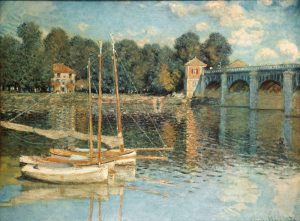 Claude Monet „Die Brücke von Argenteuil“ 80 x 60 cm