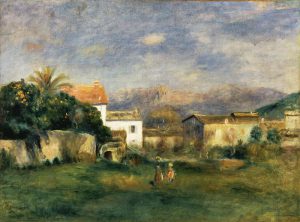 Auguste Renoir „Vue de Cagnes (Blick auf Cagnes)“ 49 x 36 cm