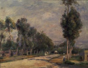 Auguste Renoir „Straße bei Louveciennes“ 41 x 32 cm