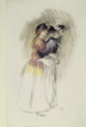 Auguste Renoir „Zwei Frauen“ 31 x 47 cm