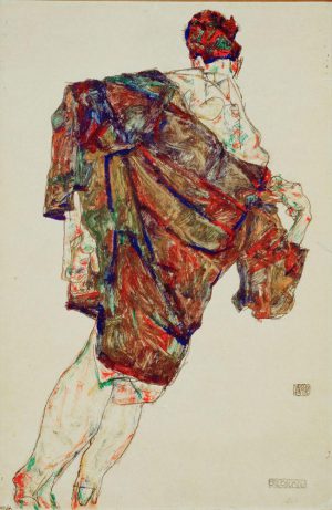 Egon Schiele „Erlösung“ 32 x 49 cm