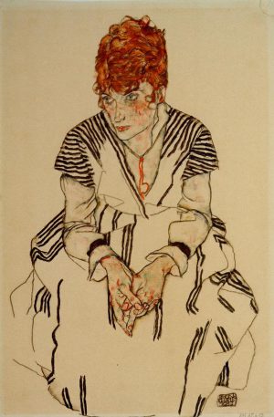 Egon Schiele „Adele Harms“ 29 x 44 cm