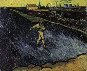 Vincent van Gogh “Der Saemann”. Arles 33 x 40 cm