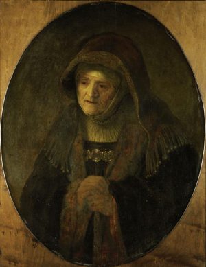 Rembrandt “Die Mutter des Künstlers als Prophetin Hanna“ 61.7 x 79.5 cm