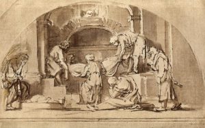 Rembrandt “Die Grablegung“ 23.5 x 18 cm