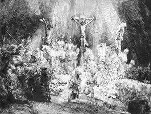 Rembrandt “The Three Crosses“ 20.6 x 15.5 cm