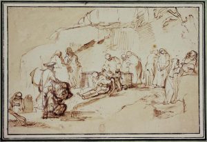 Rembrandt “Grablegung Christi“ 20.3 x 25.4 cm