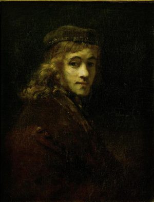 Rembrandt “Rembrandts Sohn Titus“ 20.3 x 24.5 cm