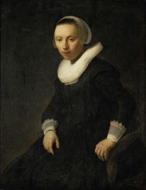 Rembrandt “Junge Frau im Sessel“ 67.5 x 90 cm