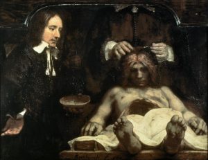 Rembrandt “Die Anatomie des Dr Johan Deijman“ 142 x 142 cm