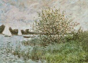 Claude Monet „Das Seineufer bei Argenteuil“ 73 x 54 cm