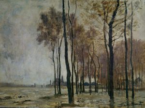 Claude Monet „Das Hochwasser in Argenteuil“ 73 x 54 cm