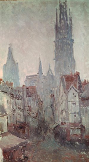 Claude Monet „La rue e l’Epicerie a Rouen“ 52 x 92 cm