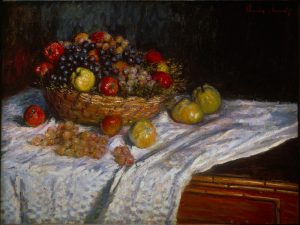 Claude Monet „Stillleben mit Trauben und Äpfeln“ 89 x 67 cm