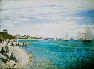 Claude Monet „Regatta in Sainte-Adresse“ 101 x 75 cm