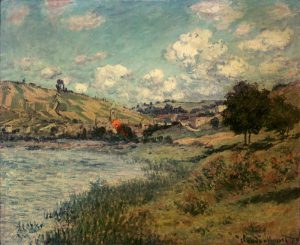 Claude Monet „Landschaft mit Vetheuil“ 73 x 60 cm