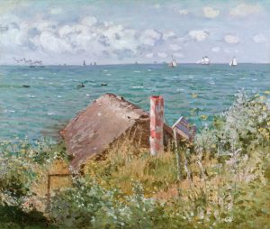 Claude Monet „Hütte bei Sainte-Adresse“ 62 x 52 cm