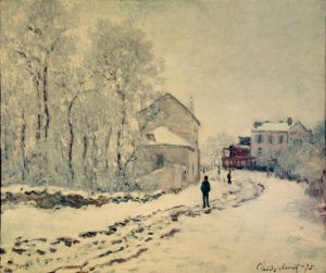 Claude Monet „Schnee in Argenteuil“ 65 x 55 cm