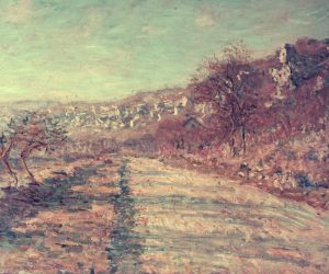 Claude Monet „Die Straße nach La Roche-Guyon“ 72 x 59 cm