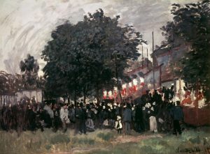 Claude Monet „Das Fest von Argenteuil“ 81 x 60 cm