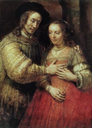 Rembrandt “Isaak und Rebekka“ 63.8 x 85.8 cm