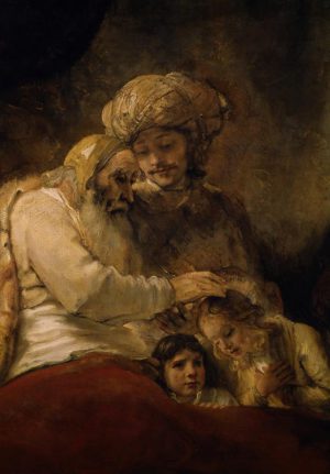 Rembrandt “Jakobs Segen“ 46 x 58 cm