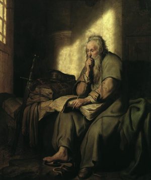 Rembrandt “Paulus im Gefängnis“ 68.4 x 46.8 cm