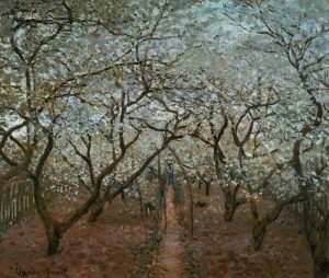 Claude Monet „Blühender Obstgarten“ 65 x 55 cm