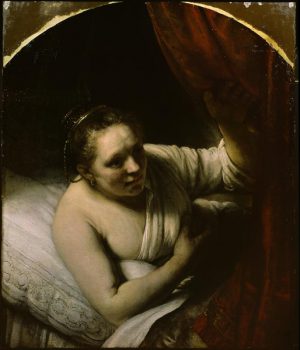 Rembrandt “Junge Frau im Bett“ 104.5 x 137.8 cm