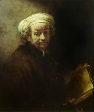 Rembrandt “Rembrand Selbstbildnis als Apostel Paulus“ 103.8 x 133.7 cm