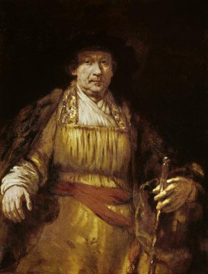 Rembrandt “Rembrand Selbstbildnis“ 55.5 x 65.5 cm