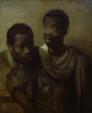 Rembrandt “Zwei Mohren“ 60 x 44 cm